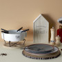 COOK CONCEPT KA4599 Service A Fondue Chauffe-Plat Et Pique X4 Cuisine Cuisson Specifique Plaque Rechaud Plancha Barbecue, Cérami