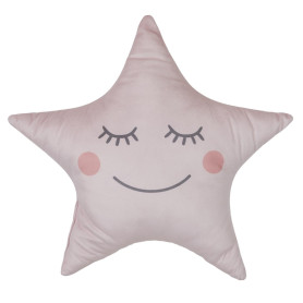 Coussin Etoile Rose 44X37cm Enfant Deco Chambre d'enfant Textile Enfant