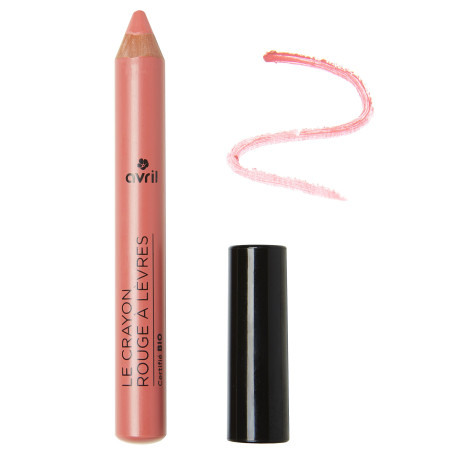Avril - Crayon Rouge à Lèvres Bio - 100% d'Origine Naturelle - Fabriqué en France - Diamètre 10