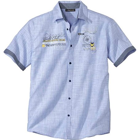 ATLAS FOR MEN - Chemisette Flammée Island Nautic - 3XL