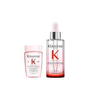 KÉRASTASE Genesis - Routine Fortifiante Anti-Chute pour Cheveux Fragiles Sujets À La Chute - Shampoing Bain Hydra-Fortifiant (80