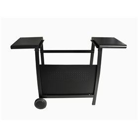 JARDIDECO Chariot plancha gaz Prato 4 brûleurs