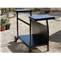 JARDIDECO Chariot plancha gaz Prato 4 brûleurs