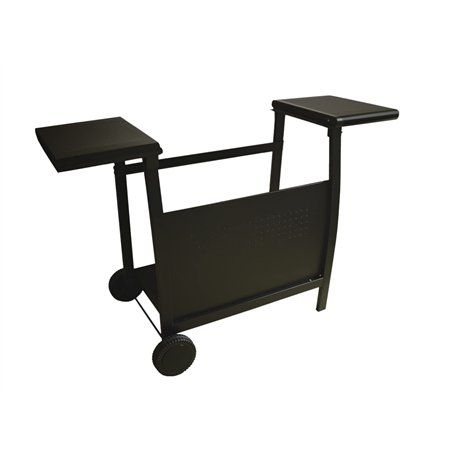 JARDIDECO Chariot plancha gaz Prato 3 brûleurs