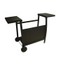 JARDIDECO Chariot plancha gaz Prato 3 brûleurs
