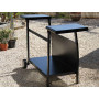 JARDIDECO Chariot plancha gaz Prato 3 brûleurs
