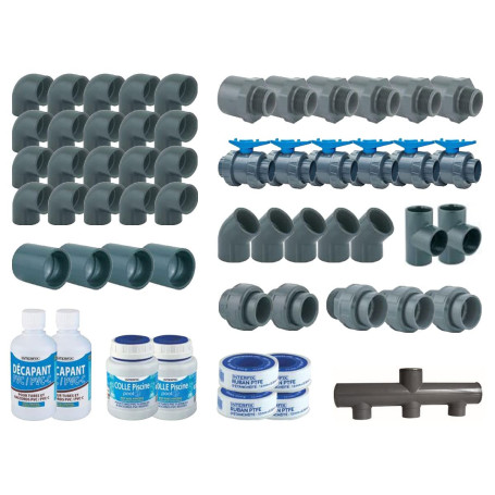 AQUAZENDO Kit plomberie pour Piscine 10 x 5 m
