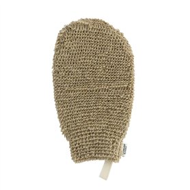 OMNIA BOTANICA - Gant exfoliant en jute - Gommage corps naturel - Gant de crin végétal - Gant de bain - Convient à tous les type