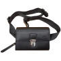 CLAIRE-FONCET Sacoche Banane Monnayeur en Véritable Cuir de Bovin, avec Monnayeur 5 pièces Euro, Serveur, Serveuse, Brasserie, R