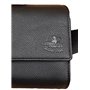 CLAIRE-FONCET Sacoche Banane Monnayeur pour Serveurs, Serveuses en Véritable Cuir avec Distributeur de 6 Pièces Euro, Fermeture 