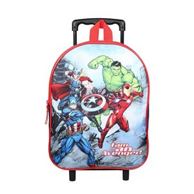 Bagtrotter Sac à Dos à roulettes 31 cm Marvel Avengers Rouge et Bleu