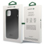 Lacoste LCHCP13SSK Coque Rigide en Silicone pour iPhone 13 Mini 5,4" Noir