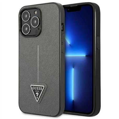 GUESS GUHCP13LPSATLG Coque Rigide pour iPhone 13 Pro 13 6