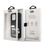 Karl Lagerfeld KLHMP14LSSKCK Coque Rigide pour iPhone 14 Pro 6,1" Noir/Noir