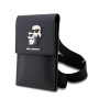 KARL LAGERFELD Sac KLWBSAKCPMK Noir Saffiano Karl & Choupette
