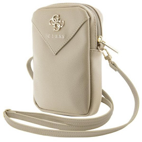 CG MOBILE Guess GUWBZPGSTEGD Sac à fermeture éclair Or clair Triangle 4G