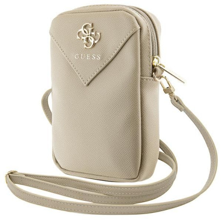 CG MOBILE Guess GUWBZPGSTEGD Sac à fermeture éclair Or clair Triangle 4G