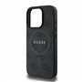 CG MOBILE Guess Magsafe Coque Rigide en polyuréthane 4G avec Logo Classique pour iPhone 16 Pro Max Noir