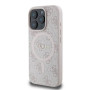 CG MOBILE Guess Magsafe Coque Rigide en polyuréthane 4G avec Logo Classique pour iPhone 16 Pro Max Rose