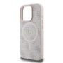CG MOBILE Guess Magsafe Coque Rigide en polyuréthane 4G avec Logo Classique pour iPhone 16 Pro Max Rose