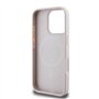 CG MOBILE Guess Magsafe Coque Rigide en polyuréthane 4G avec Logo Classique pour iPhone 16 Pro Max Rose