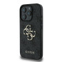 CG Mobile Guess GUHCP16L4GMGGR Coque pour iPhone 16 Pro 6,3" Noir Coque Rigide 4G Big Logo