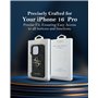 CG Mobile Guess GUHCP16L4GMGGR Coque pour iPhone 16 Pro 6,3" Noir Coque Rigide 4G Big Logo