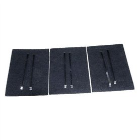 SOS Accessoire Lot de 3 filtres charbon (Kit AK204AE1) pour Hotte - 79X8361