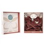 KALOO - Plume - Doudou Lapin Cannelle 26 cm - Doudou Bébé Ultra-Doux - Développe Le Toucher - Belle Boîte Cadeau Personnalisable