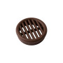 cyclingcolors 10x Grille de ventilation aération ronde plastique diamètre encastrement 35mm hauteur 8mm cache protection plafond