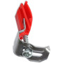 cyclingcolors 4x Fixation clip pour évier 30 x 42mm acier inoxydable et plastique rouge Franke Cuisine Pince Accessoire Pièce Re