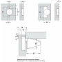 5kg Equerre Droite à Visser Fermeture Automatique idéa