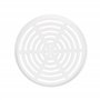 cyclingcolors 5x Grille de ventilation aération ronde plastique diamètre encastrement 60mm hauteur 9mm cache protection plafond 