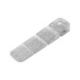 cyclingcolors 10x Cale auto cassante 60mm coin de calage réglage universel bricolage meuble, transparent