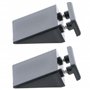 cyclingcolors 2x Butée d'arrêt de volet roulant triangulaire 40mm avec contreplaque et vis Store Fenêtre Equerre Enroulement Dér