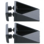 cyclingcolors 2x Butée d'arrêt de volet roulant triangulaire 40mm avec contreplaque et vis Store Fenêtre Equerre Enroulement Dér
