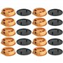 cyclingcolors 10x Ferrure d'assemblage beige avec cache en plastique idéal caravane bateaux vans camping-cars camions aménagés C
