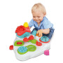 Clementoni - 17704 - Soft Clemmy - Table sensorielle - Table Activité Enfant, Table avec Briques, Blocs de Construction Souples,