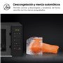 LG MH6042D Micro-ondes avec grill et écran numérique, de 20 litres et 700 W, 5 niveaux de puissance, fonction I-Wave, cuisine pl