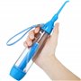 Jet Dentaire Hydropulseur Manuel Portable | sans Fil, sans Batterie | Irrigateur Buccal de Voyage, Pression Réglable | Nettoyage