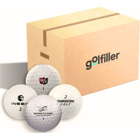 golfiller Balles de Golf d'occasion Mix 50 balles de Golf Toutes Marques et modèles Qualité AAA/AA - Balles Tous Niveaux - 97% d
