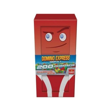 Coffret pour Domino Express 200 Pieces - Champion Race - Pack Recharge Parcours Dominos Cascades - Circuit Set Jeu Construction