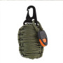 SHOP-STORY - Grenade de Survie - kit de 21 Pièces avec Mousqueton - Vert