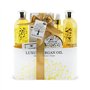GLOSS! | Coffret Beauté Femme | Coffret Cadeau Femme Collection Huile d'Argan Coffret Bois | Bain Moussant