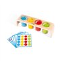 Janod - Essentiel - Tri des Couleurs - Jeu Educatif Premier Âge en Bois - Apprentissage des Couleurs et Motricité Fine - Peintur
