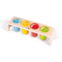 Janod - Essentiel - Tri des Couleurs - Jeu Educatif Premier Âge en Bois - Apprentissage des Couleurs et Motricité Fine - Peintur