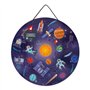 Janod - Carte Magnétique du Système Solaire - Jeu Educatif en Bois - Dès 7 ans, J05462