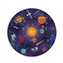 Janod - Carte Magnétique du Système Solaire - Jeu Educatif en Bois - Dès 7 ans, J05462