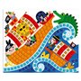 Janod - Coffret Mosaïques en Mousse Pirates - Les Ateliers du Calme - Kit Loisir Créatif Enfant - Apprentissage Motricité fine e