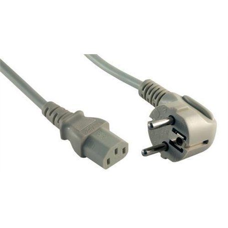 MCL Samar Câble d'alimentation CEE 7/7 (SCHUKO) (M) IEC 320 EN 60320 C13 (F) 2 m noir